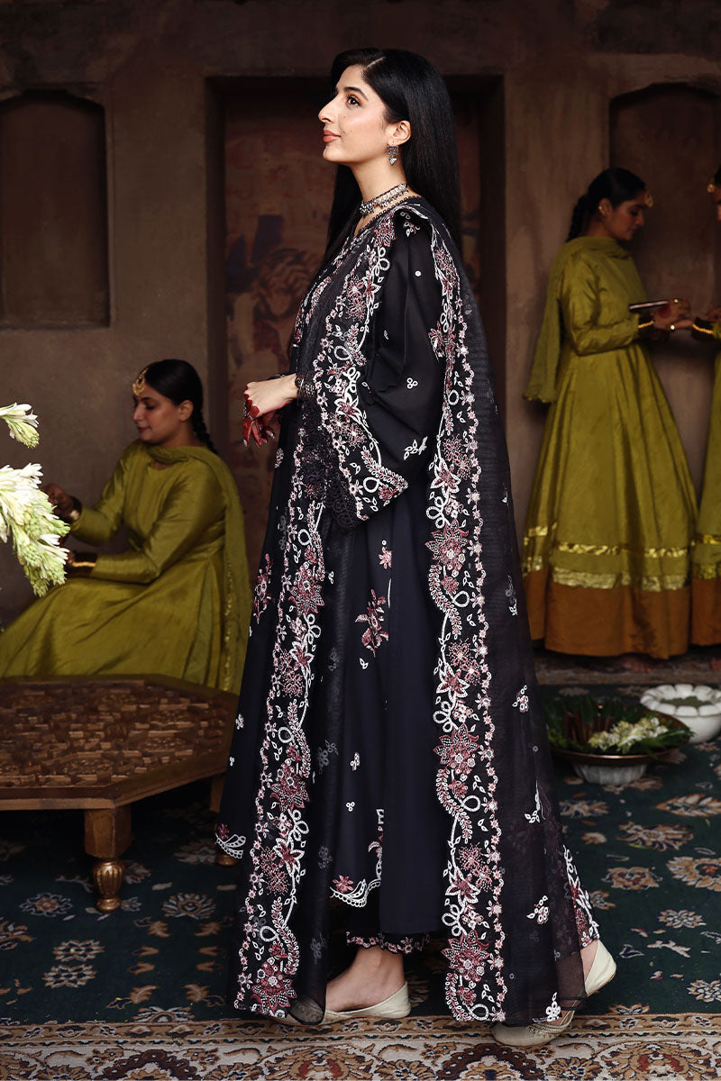 Cross Stitch Premium Embroidered Lawn Unstitched 3Pc Suit D-07 ORCHARD DUNE