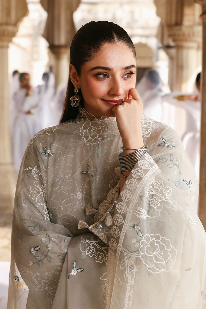 Cross Stitch Premium Embroidered Lawn Unstitched 3Pc Suit D-08 SUMMER BREEZE