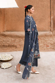 Cross Stitch Premium Embroidered Lawn Unstitched 3Pc Suit D-09 VERDENT TAPESTRY