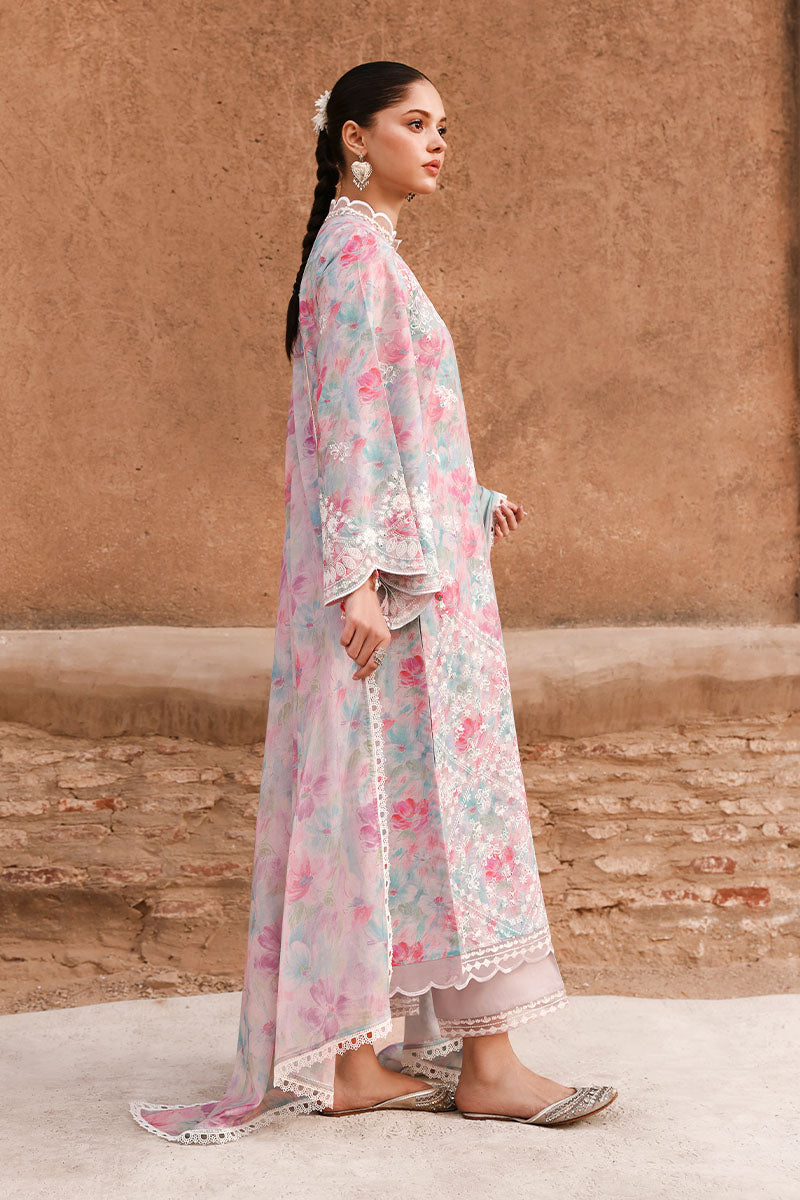 Cross Stitch Premium Embroidered Lawn Unstitched 3Pc Suit D-10 VELVET DUSK