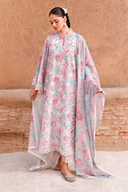 Cross Stitch Premium Embroidered Lawn Unstitched 3Pc Suit D-10 VELVET DUSK