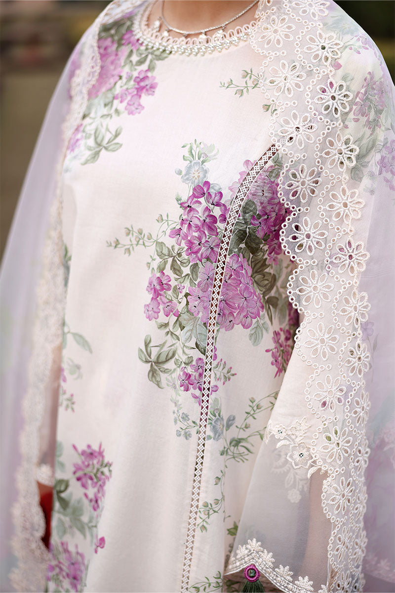 Cross Stitch Premium Embroidered Lawn Unstitched 3Pc Suit D-11 CANDY FLOSS