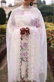 Cross Stitch Premium Embroidered Lawn Unstitched 3Pc Suit D-11 CANDY FLOSS
