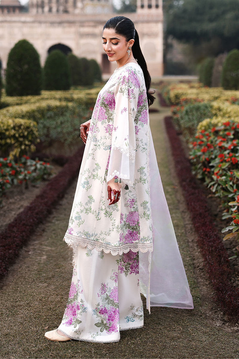 Cross Stitch Premium Embroidered Lawn Unstitched 3Pc Suit D-11 CANDY FLOSS
