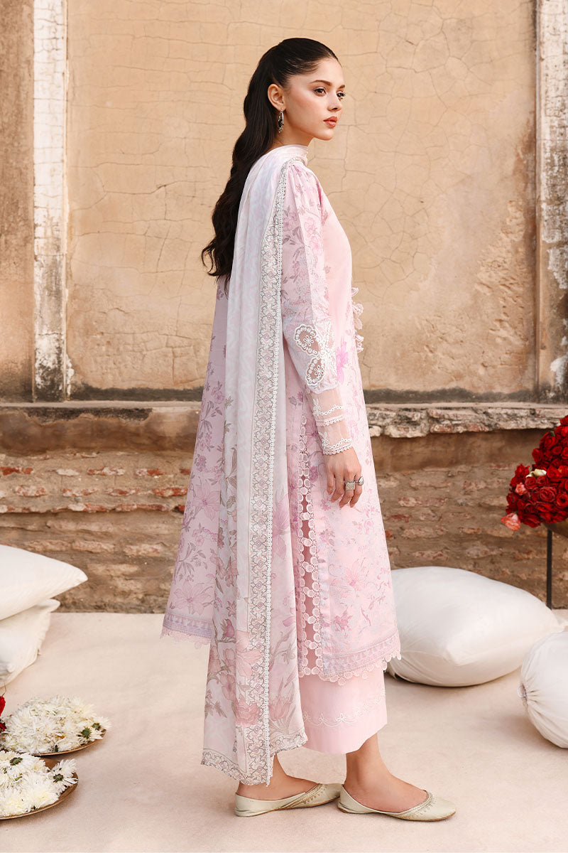 Cross Stitch Premium Embroidered Lawn Unstitched 3Pc Suit D-12 CELESTE FLORA