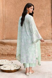 Cross Stitch Premium Embroidered Lawn Unstitched 3Pc Suit D-20 SAGE GREEN
