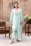 Cross Stitch Premium Embroidered Lawn Unstitched 3Pc Suit D-25 MISTY MINT