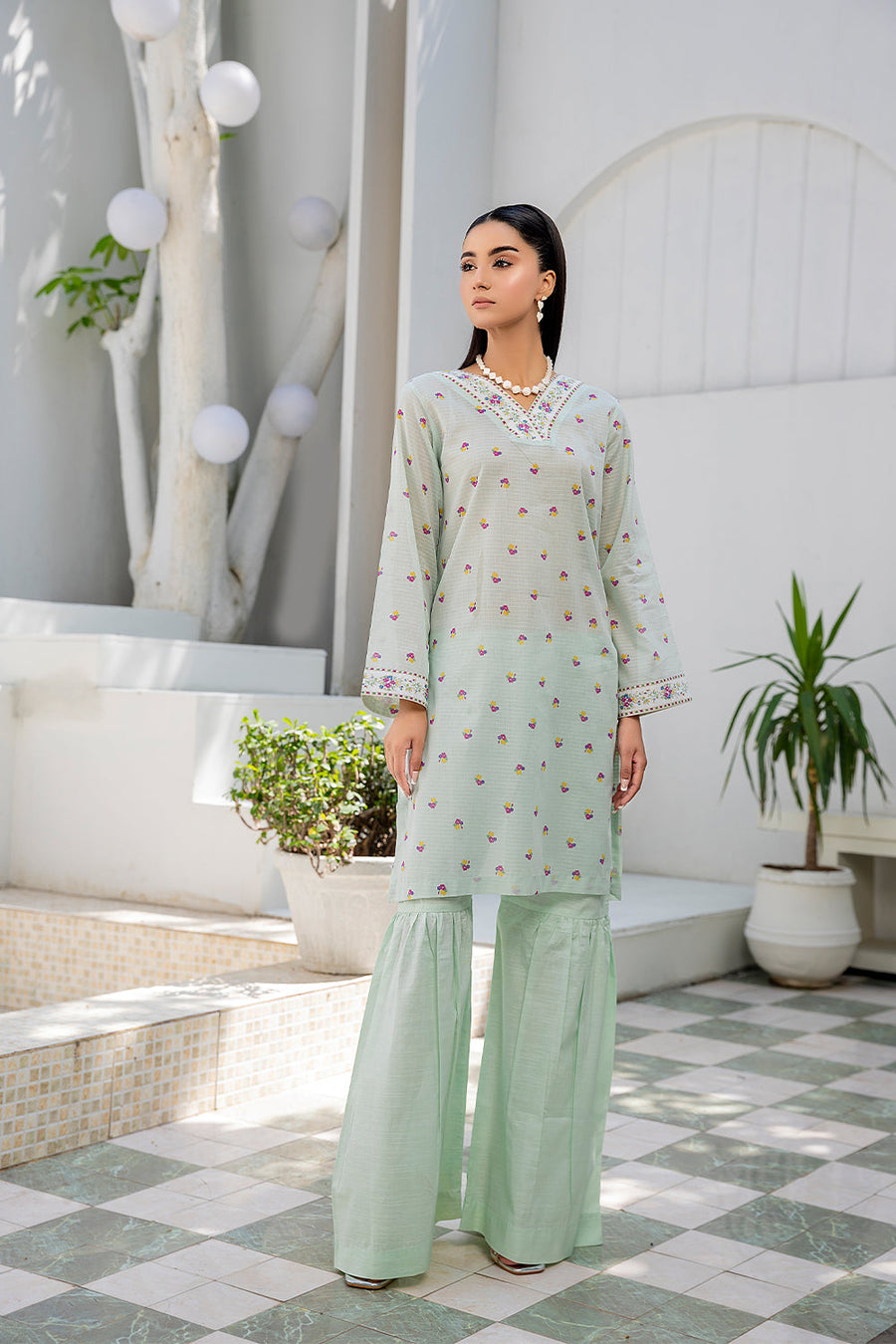 Safwa Orla Unstitched Printed Lawn 2Piece Suit - OR 78