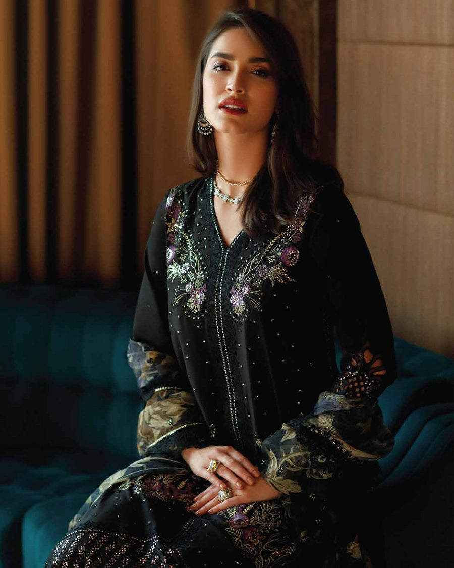Mushq Astoria Festive Lawn Unstitched Embroidered 3Pc Suit D-02 OLIVIA