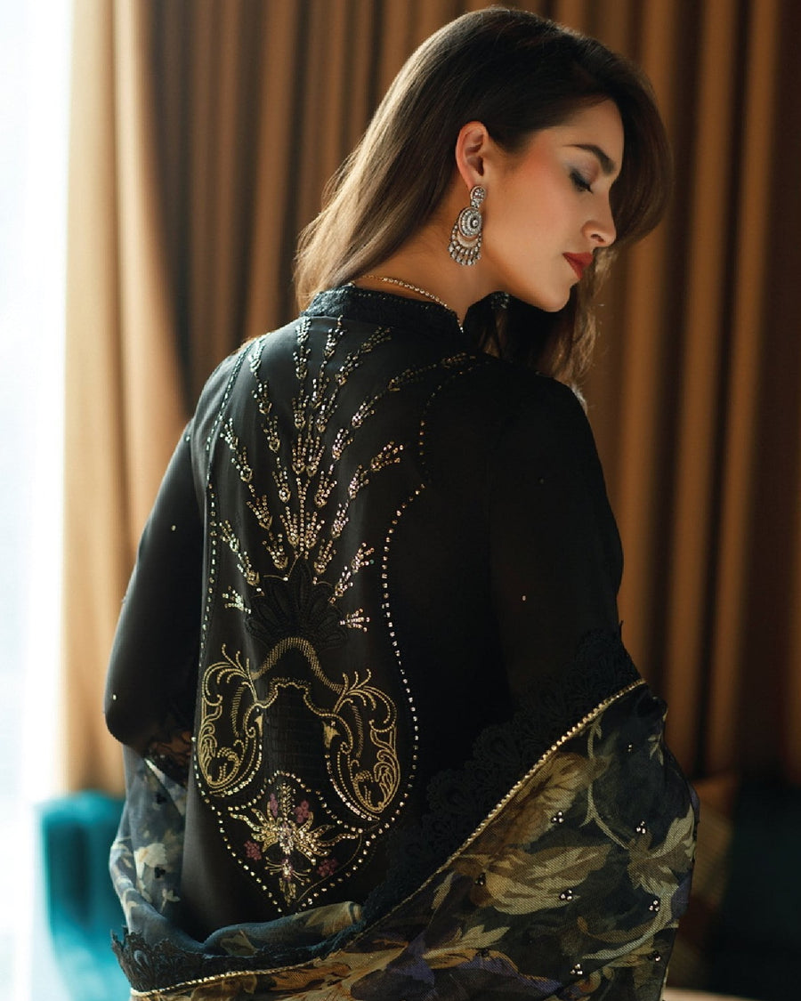Mushq Astoria Festive Lawn Unstitched Embroidered 3Pc Suit D-02 OLIVIA