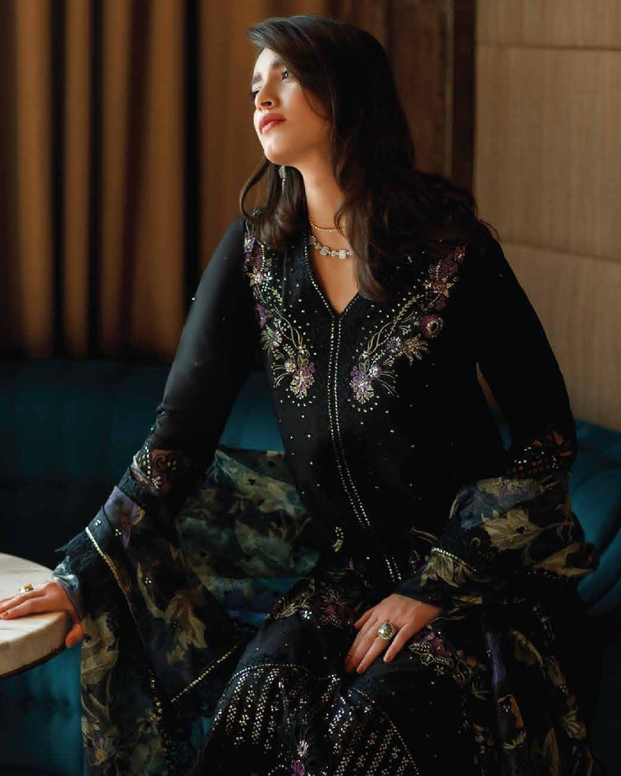 Mushq Astoria Festive Lawn Unstitched Embroidered 3Pc Suit D-02 OLIVIA