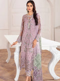 Mahpare by Jazmin Embroidered Net Unstitched 3Pc Suit D-02 AZEL