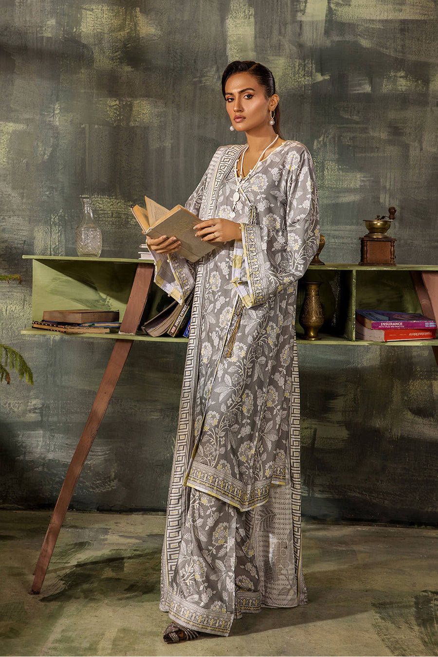 Melora by Safwa Digital Printed Doria Viscose Unstitched 3Pc Suit MLO-01