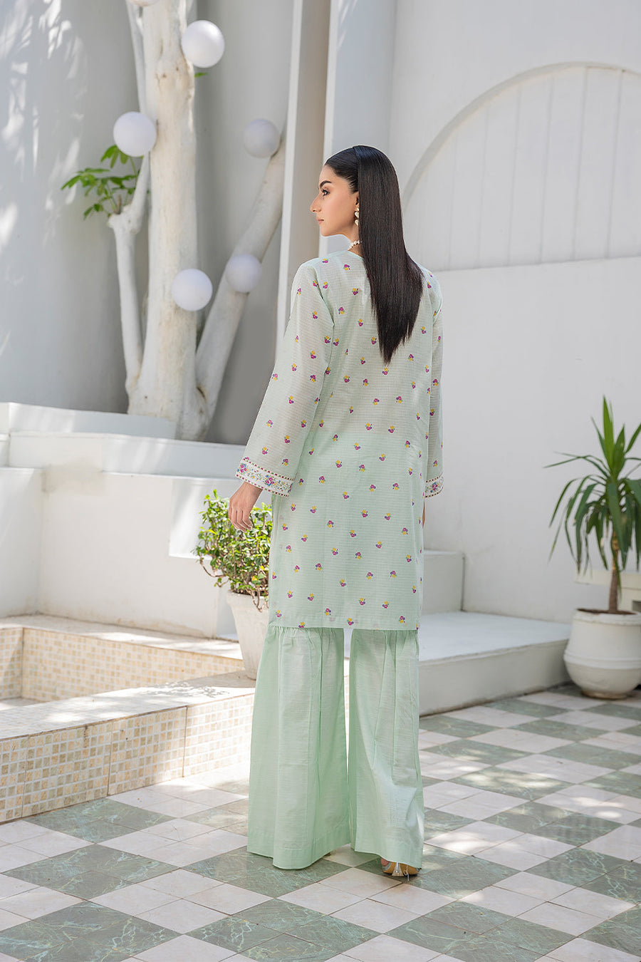 Safwa Orla Unstitched Printed Lawn 2Piece Suit - OR 78