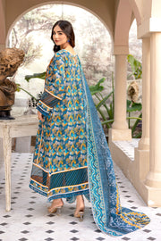 Safwa Praha Vol-01 Fine Digital Printed Lawn Unstitched 3Pc Suit SPH-01