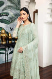 Alizeh Fashion Royale DE LUXE Embroidered Chiffon 3Pc Suit D-02 Saphir
