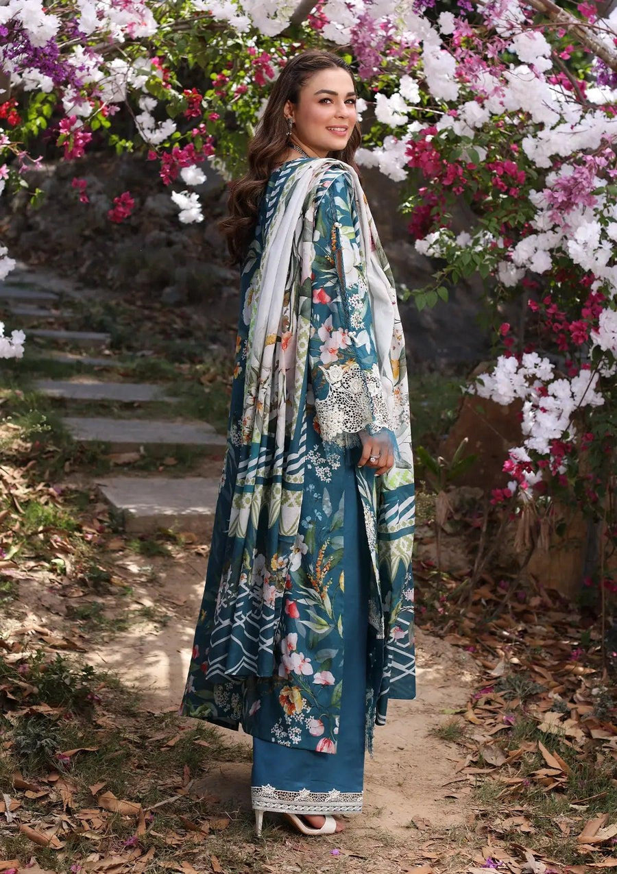 SERENITA Digital Printed Voile Dupatta from ELAF's "PRINT CHIKANKARI" 2024 Collection.