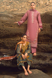 Cross Stitch Embroidered Satin Unstitched 3Pc Suit - ELINOR BLAZE