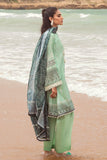 Cross Stitch Embroidered Satin Unstitched 3Pc Suit - JADE ADORN