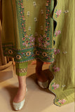 Cross Stitch Embroidered Khaddar Unstitched 3Pc Suit - Green Oasis