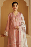 Cross Stitch Embroidered Khaddar Unstitched 3Pc Suit - Rosy Dew