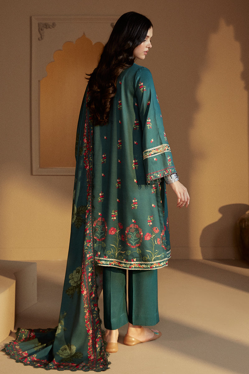 Cross Stitch Embroidered Marina Unstitched 3Pc Suit - Lush Aura