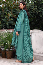 Cross Stitch Embroidered Khaddar Unstitched 3Pc Suit D-06 Fleur Whisper
