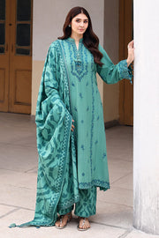 Cross Stitch Embroidered Khaddar Unstitched 3Pc Suit D-06 Fleur Whisper