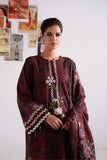 Cross Stitch Embroidered Khaddar Unstitched 3Pc Suit D-23 Floral Melody