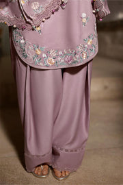 Cross Stitch Embroidered Marina Unstitched 3Pc Suit D-02 Mauve Mist