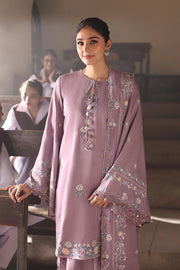 Cross Stitch Embroidered Marina Unstitched 3Pc Suit D-02 Mauve Mist