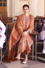 Cross Stitch Embroidered Marina Unstitched 3Pc Suit D-05 Autumn Glaze