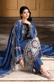 Cross Stitch Embroidered Marina Unstitched 3Pc Suit D-07 Moonlit Garden