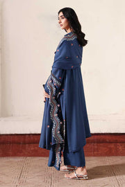 Cross Stitch Embroidered Marina Unstitched 3Pc Suit D-07 Moonlit Garden