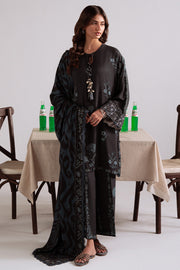 Cross Stitch Embroidered Marina Unstitched 3Pc Suit D-24 Shadow Teal