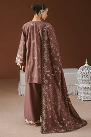 Cross Stitch Embroidered Khaddar Unstitched 3Pc Suit - SHADOW TALE