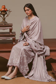 Cross Stitch Embroidered Marina Unstitched 3Pc Suit - PETAL SYMPHONY