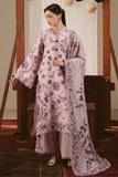 Cross Stitch Embroidered Marina Unstitched 3Pc Suit - VIOLET MIST
