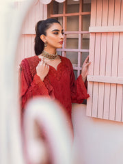 NUREH Exclusive Embroidered Swiss Lawn Unstitched 3 Piece Suit NS-83