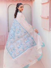 NUREH Exclusive Embroidered Swiss Lawn Unstitched 3 Piece Suit NS-82