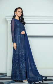Alizeh Fashion Vol-03 Embroidered Chiffon 3Pc Suit D-03 Mahout