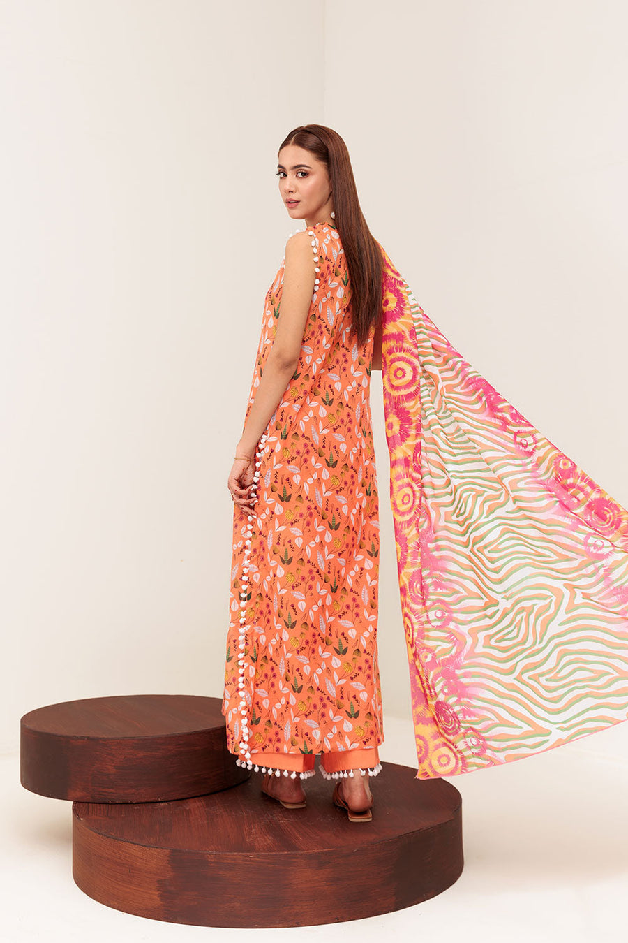 Safwa Praha Vol-02 Digital Printed Lawn Unstitched 3Pc Suit SPH-12