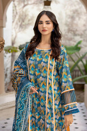 Safwa Praha Vol-01 Fine Digital Printed Lawn Unstitched 3Pc Suit SPH-01