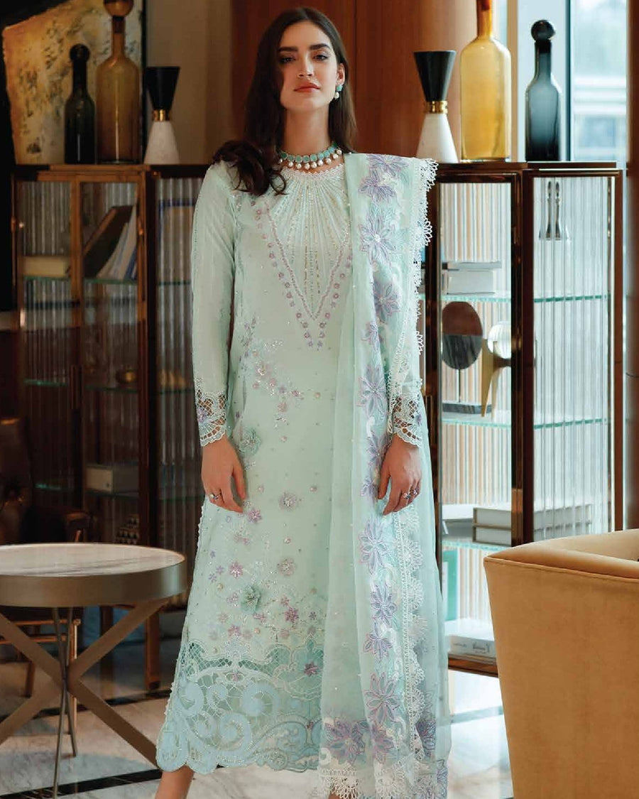 Mushq Astoria Festive Lawn Unstitched Embroidered 3Pc Suit D-04 CELINE