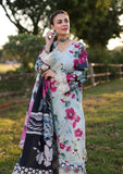 Another front image of beautifull AQUABELLA from ELAF's "PRINT CHIKANKARI" 2024 Collection.