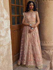 Afrozeh Dastangoi Unstitched Net 3Pc Suit AWE-23-V1-10 MADHUR