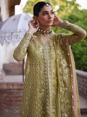 Afrozeh Dastangoi Unstitched Organza 3Pc Suit AWE-23-V1-03 SHEHNAZ