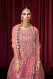 Zarposh Lamhay Embroidered Organza Unstitched 3Pc Suit - DASTAN