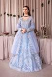 Emaan Adeel Romansiyyah Luxury Formal 3 Piece Suit RM-03 Blue Lagoon