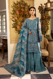 Emaan Adeel Luxury Pret Embroidered Organza 3Pc Suit LP-04 Roshany